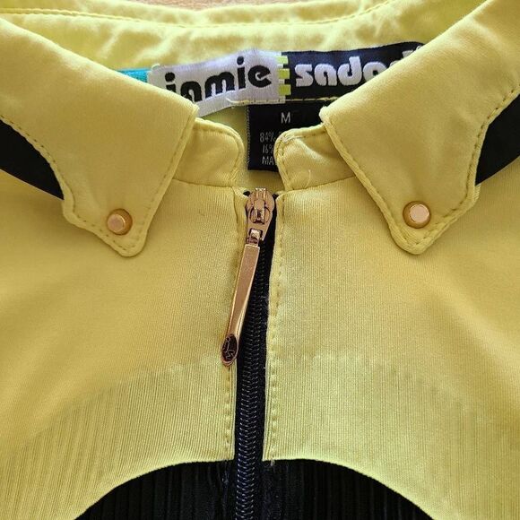 Jamie Sadock Womens Yellow Short Sleeved Golf Top Size M - Picture 10 of 10
